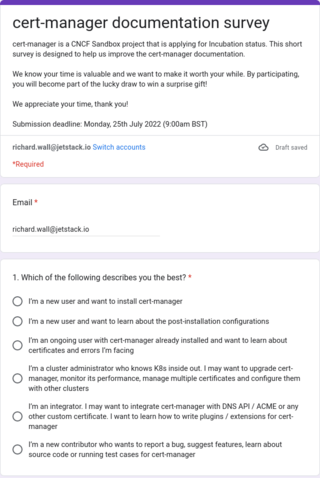 Screenshot 2022-07-18 at 14-35-48 cert-manager documentation survey